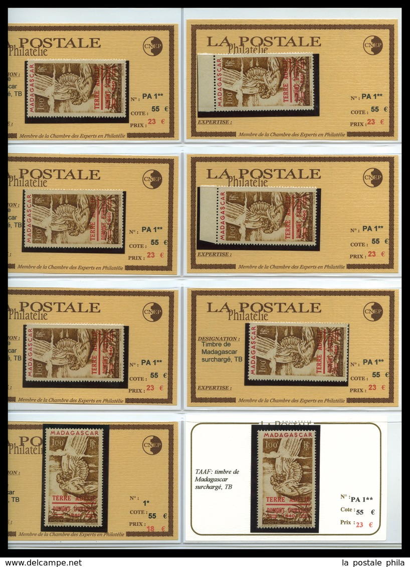 ** 1955/1972, POSTE AERIENNE: Sélection De Bonnes Valeurs Choisies Neuves **, Presentée En Plaquettes, TTB, IDEAL POUR R - Neufs