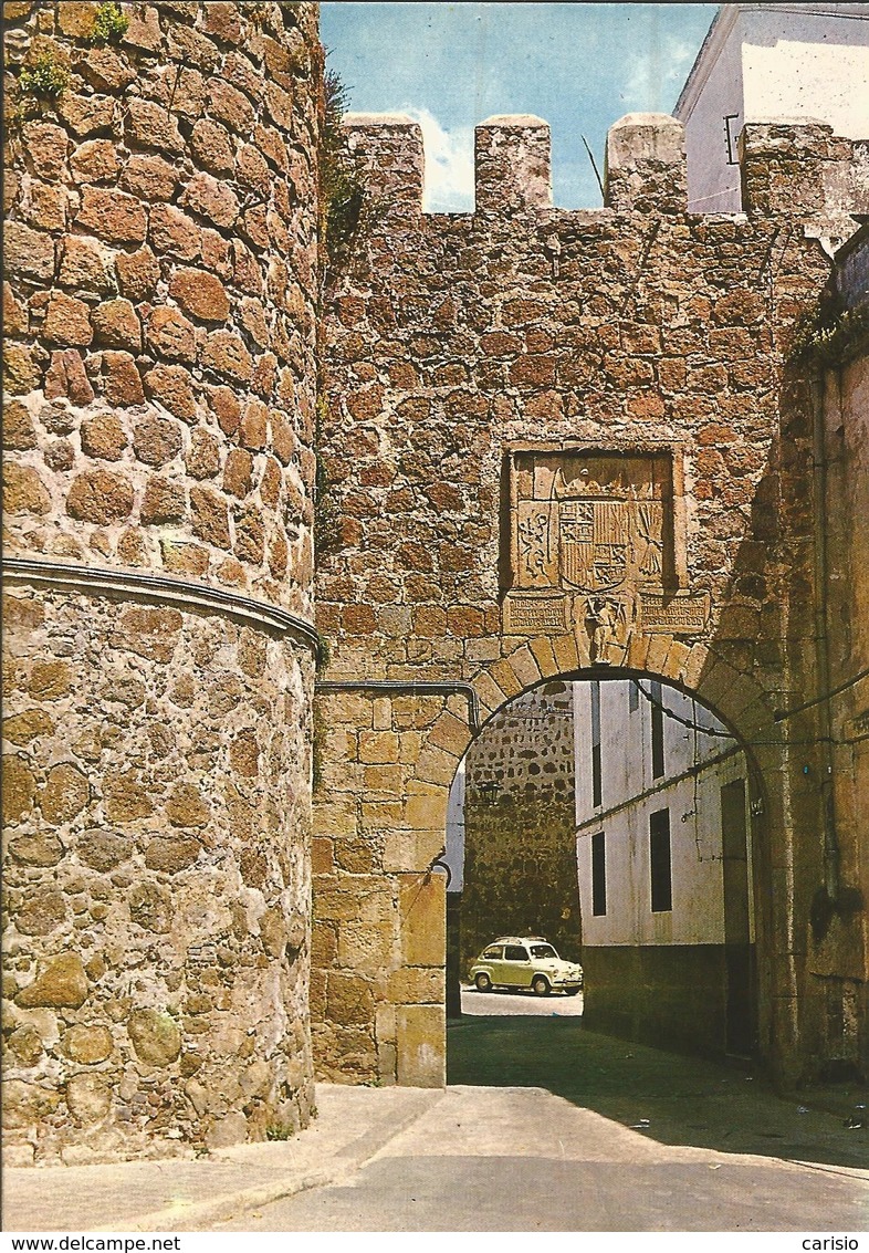 PLASENCIA TARJETA POSTAL “PUERTA DE BERROZANA”. ED. F.I.T.E.R. - Sonstige & Ohne Zuordnung