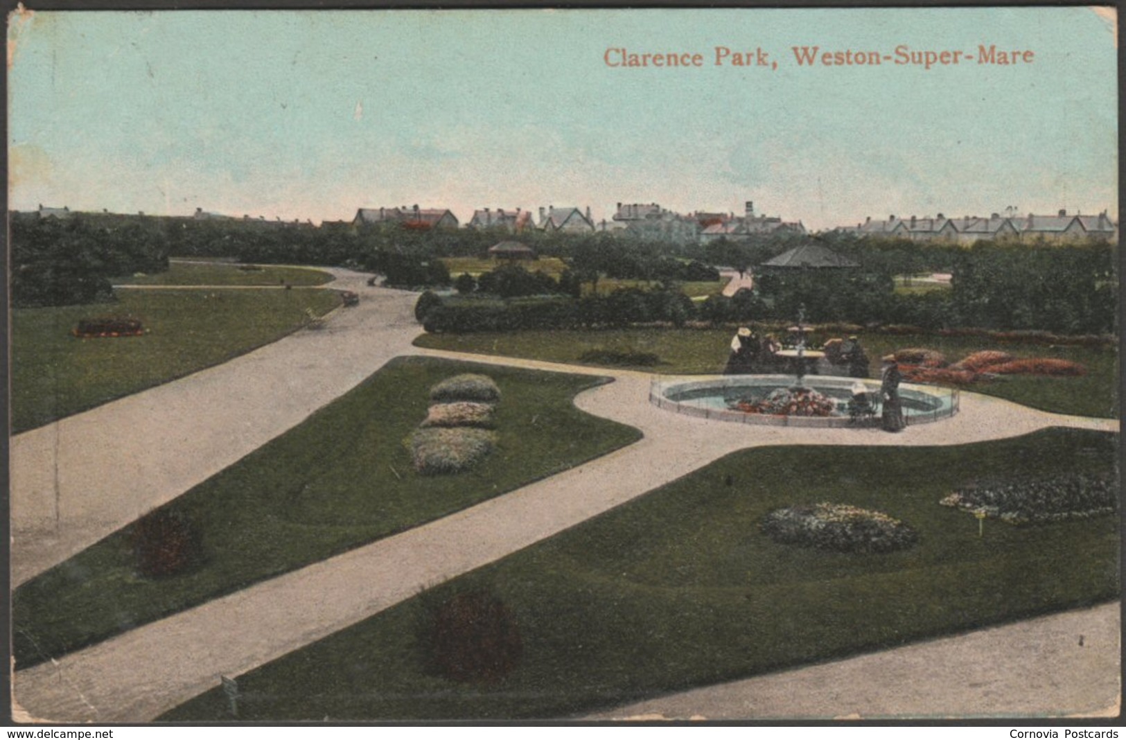 Clarence Park, Weston-Super-Mare, Somerset, 1908 - Empire Series Postcard - Weston-Super-Mare