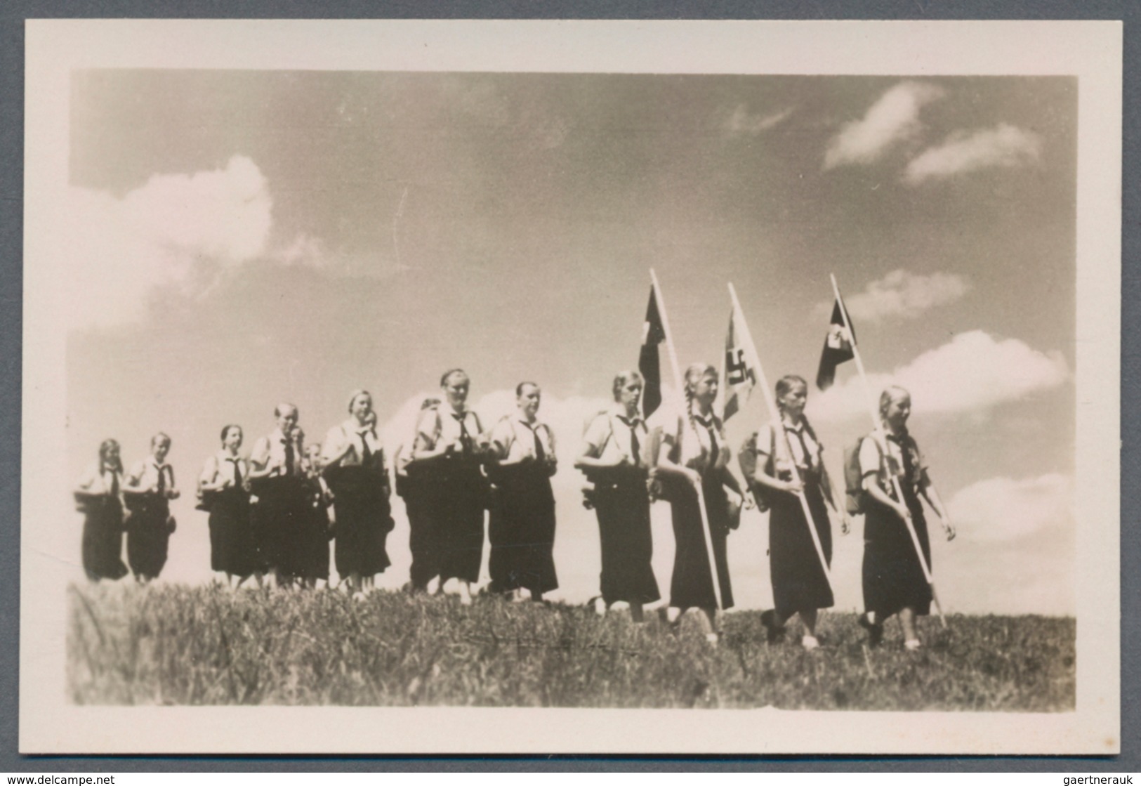 Ansichtskarten: Propaganda: 1938. Bund Deutscher Mädel (BDM) - Girl's Hitler Jugend - Hochland Lager