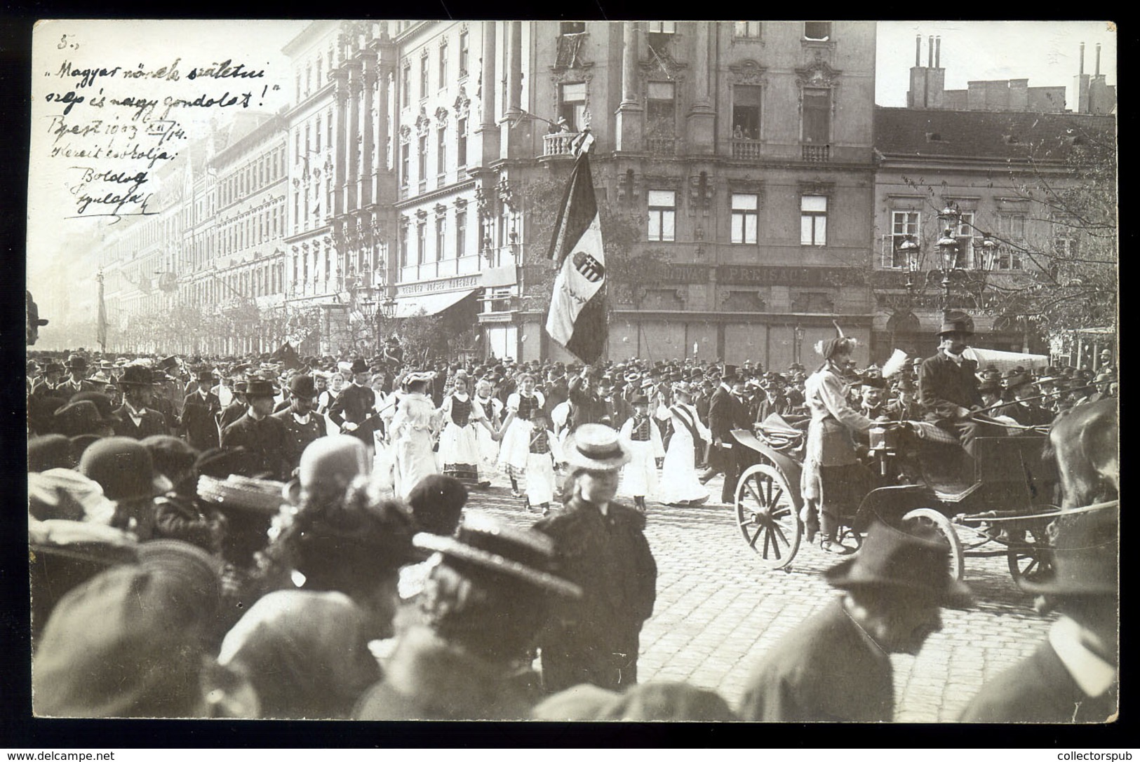 BUDAPEST 1903.Rákóczi Ünnepély , Ritka Fotós Képeslap - Hungary