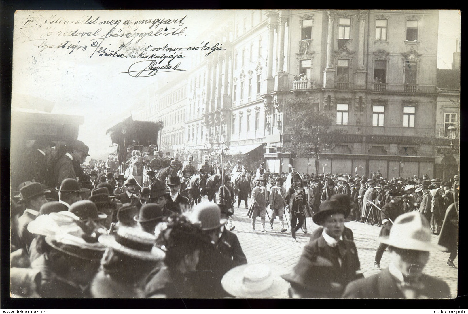 BUDAPEST 1904 .Rákóczi Ünnepély , Ritka Fotós Képeslap - Hungary