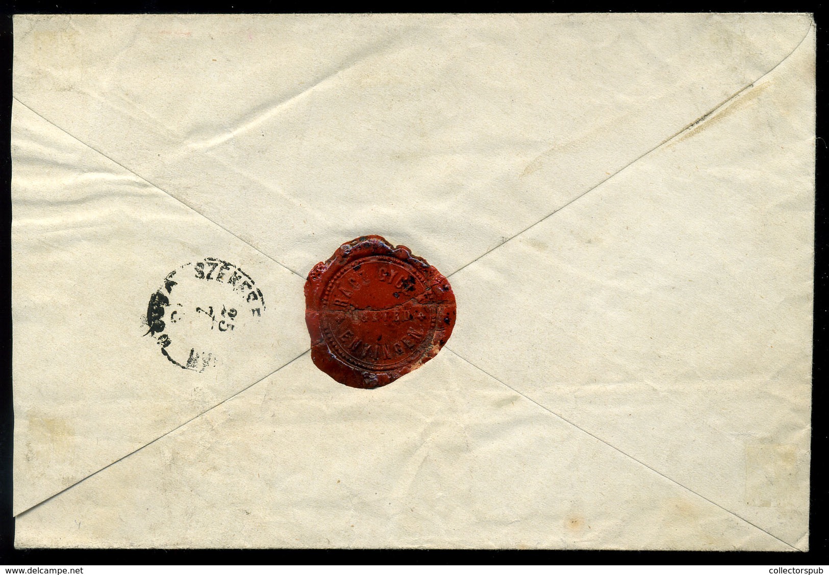 ENYING 1873. Ajánlott Levél, Előoldali 10Kr+2*5Kr Bérmentesítéssel Székesfehérvárra Küldve  /   Reg. Letter Frontal 10Kr - Used Stamps