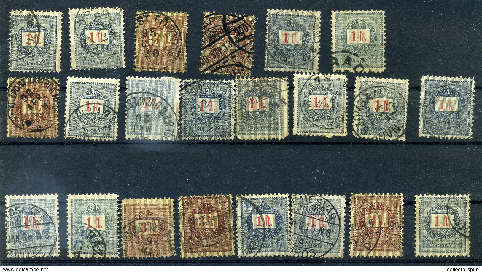 KRAJCÁR 1Ft  3Ft  Tétel - Used Stamps