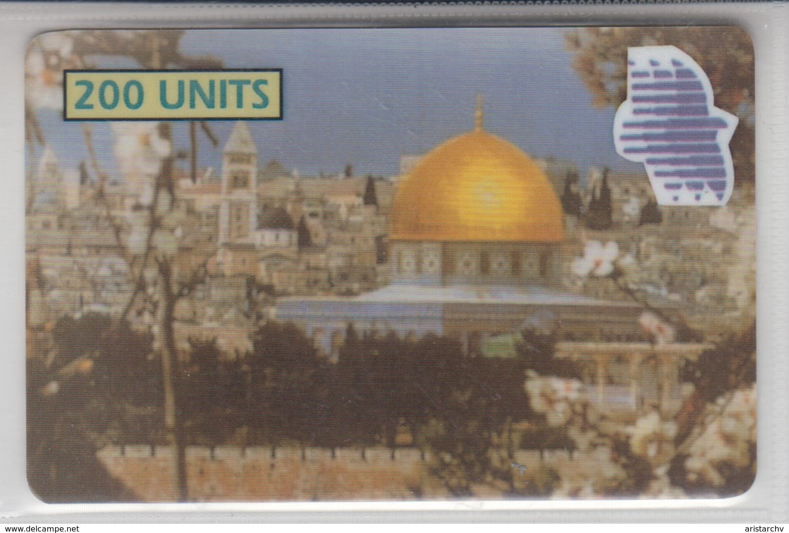 PALESTINE 2000 R.Y.F. COM AL AQSA MOSQUE MINT PHONE CARD - Palestine