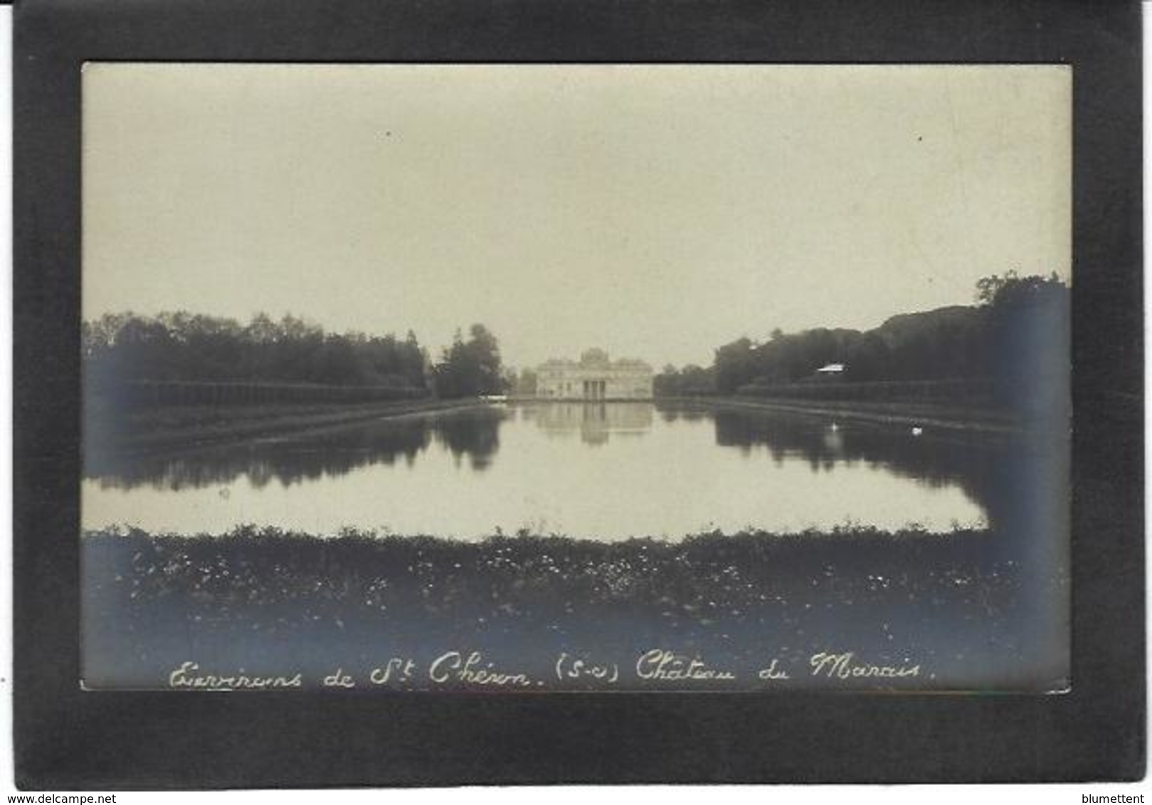 CPA Essonne 91 Saint Chéron Chateau Du Marais Carte Photo RPPC Non Circulé - Saint Cheron