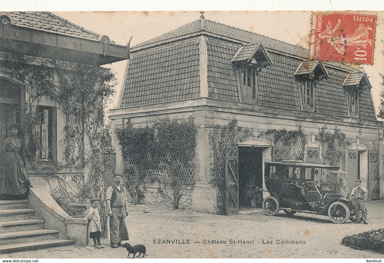 95 // EZANVILLE   Chateau Saint Henri, Les Communs / ANIMEE / AUTOMOBILE - Ezanville