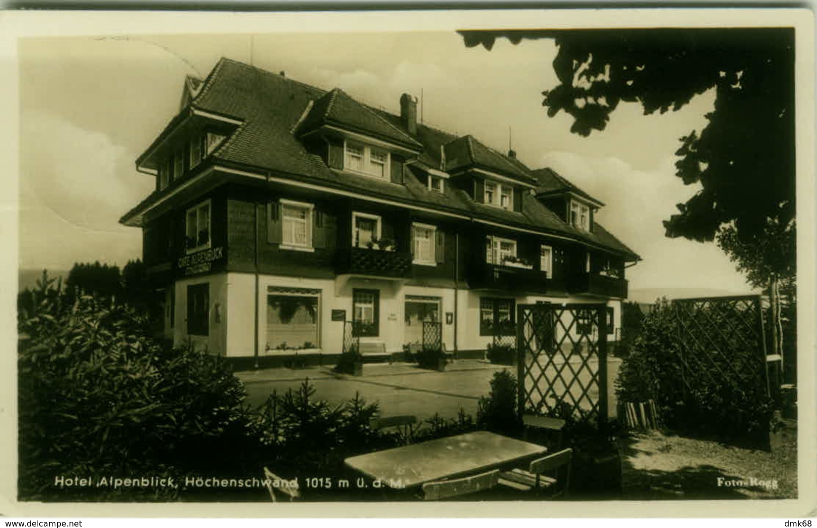 AK GERMANY - HOTEL ALPENBLICK - HÖCHENSCHWAND  - 1930s (BG3666) - Hoechenschwand