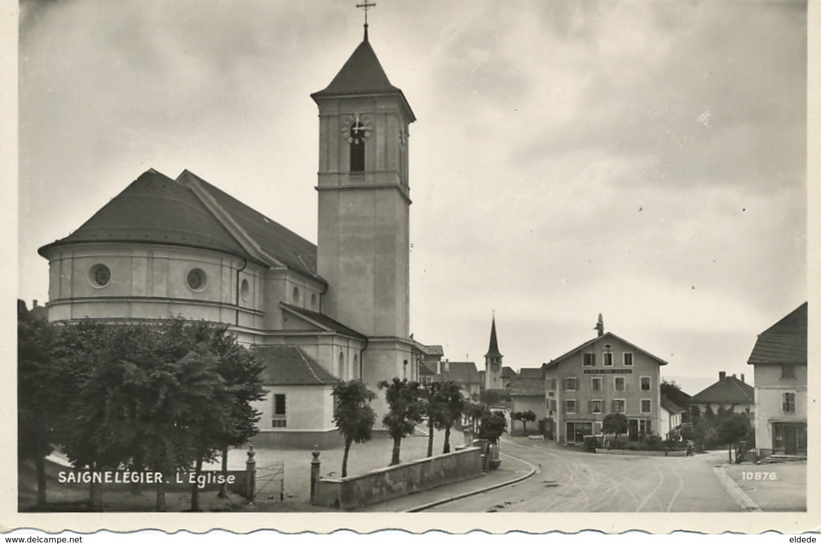 Saignelégier Eglise  Edit Perrochet Lausanne 10876 - Saignelégier