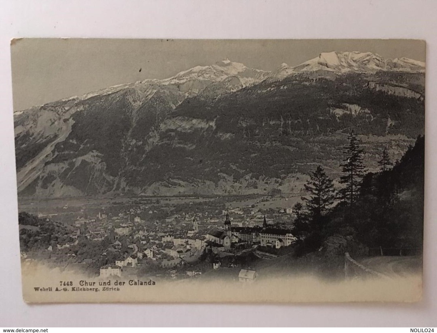 CPA, Chur Und Der Calanda, écrite En 1907, Timbres - Coira