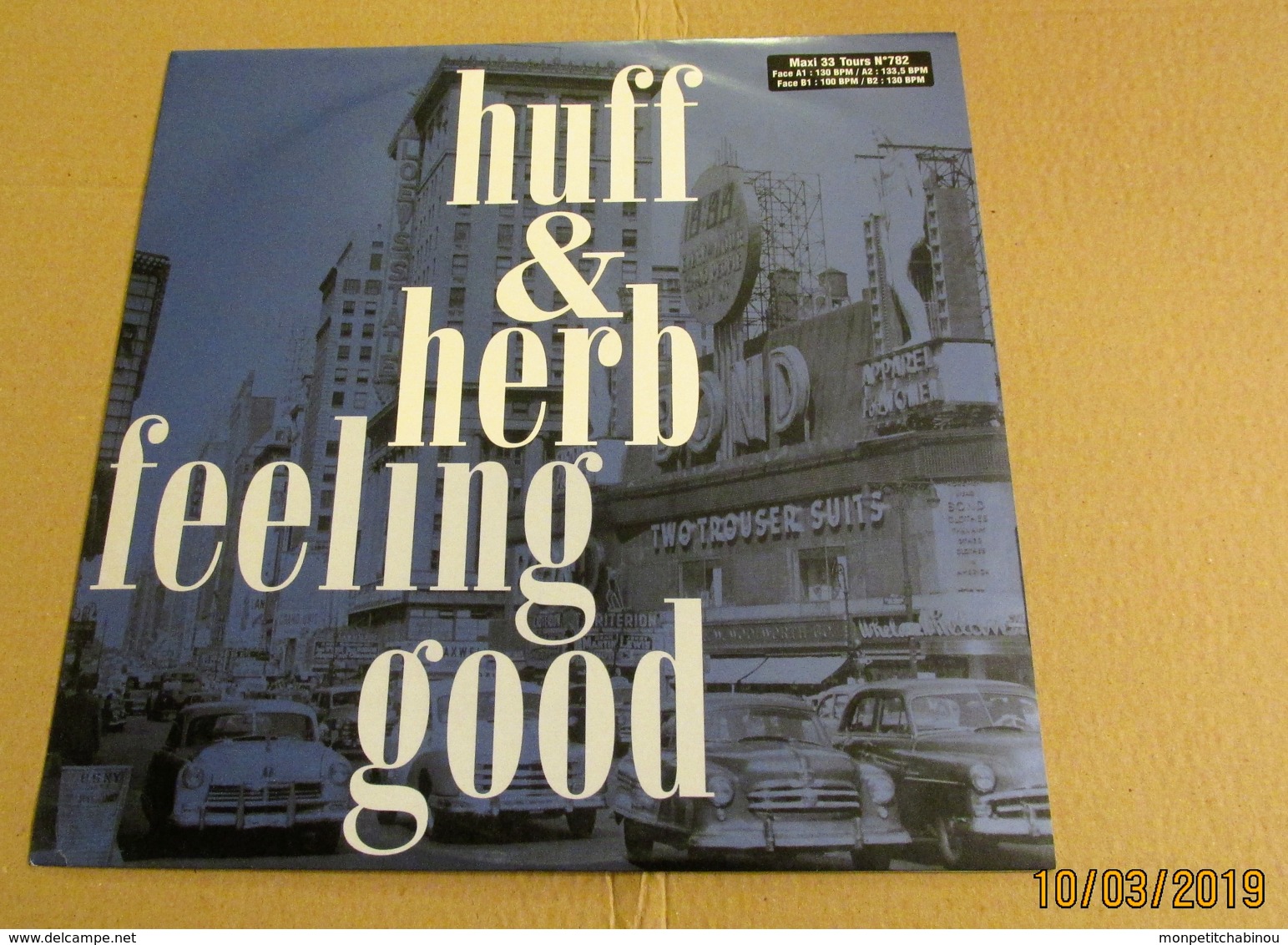 Maxi 33T HUFF & HERB : Feeling Good - Dance, Techno & House