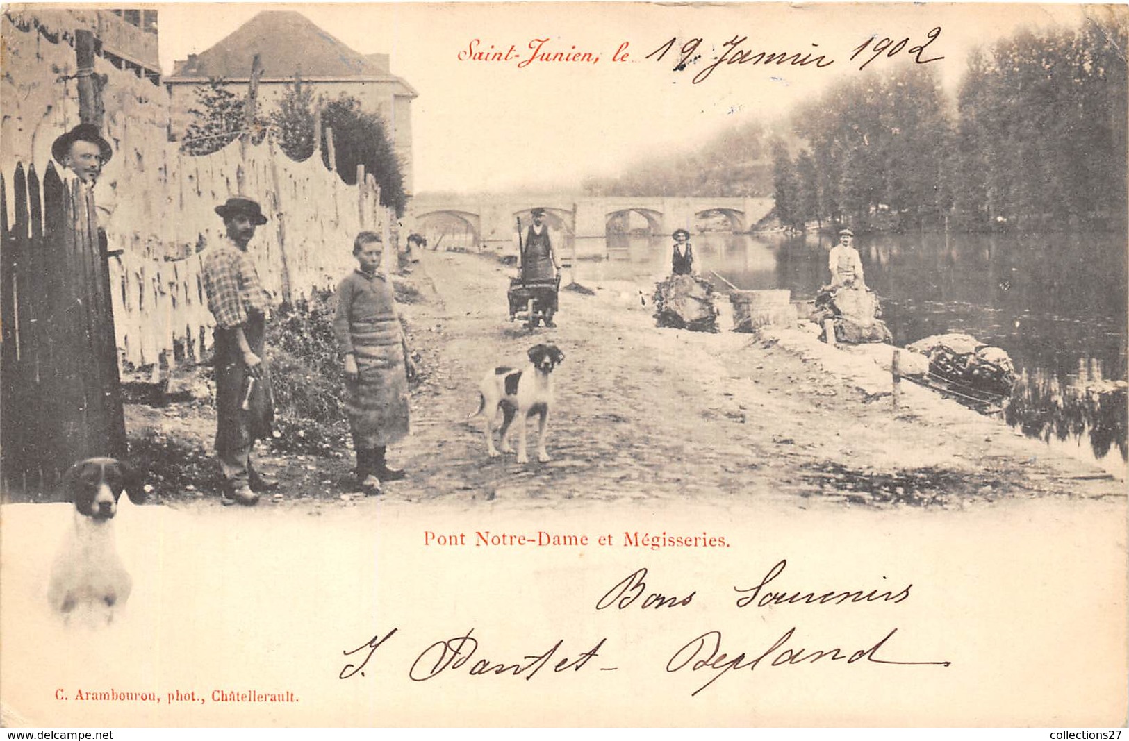 87-SAINT-JUNIEN- PONT NOTRE-DAME ET MEGISSERIE - Saint Junien