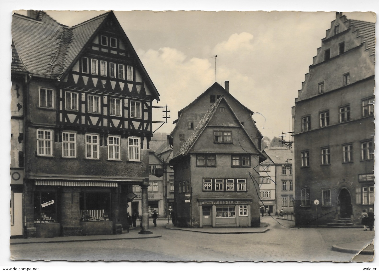 6080  SCHMALKALDEN  -  ALTMARKT  1958 - Schmalkalden