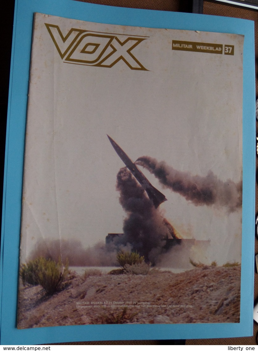VOX Militair Weekblad 23 Oktober 1980 - 7e Jaargang N° 37 - Uitgave SID ( Zie Foto's Voor En Achterkant ) ! - Dutch