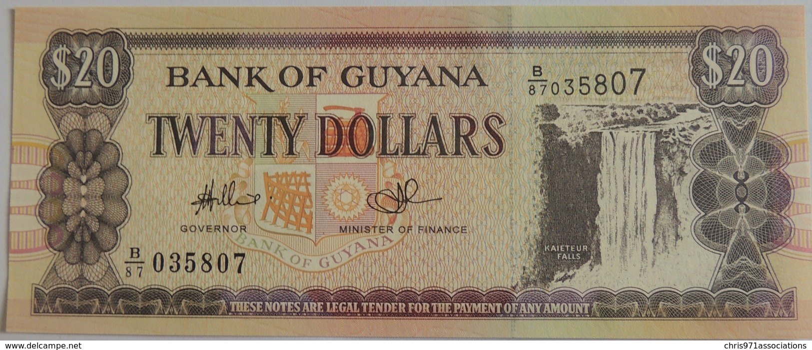 Billet Bank Of Guyana 20 Dollars 1996 Pick 30 Neuf/UNC - Guyana