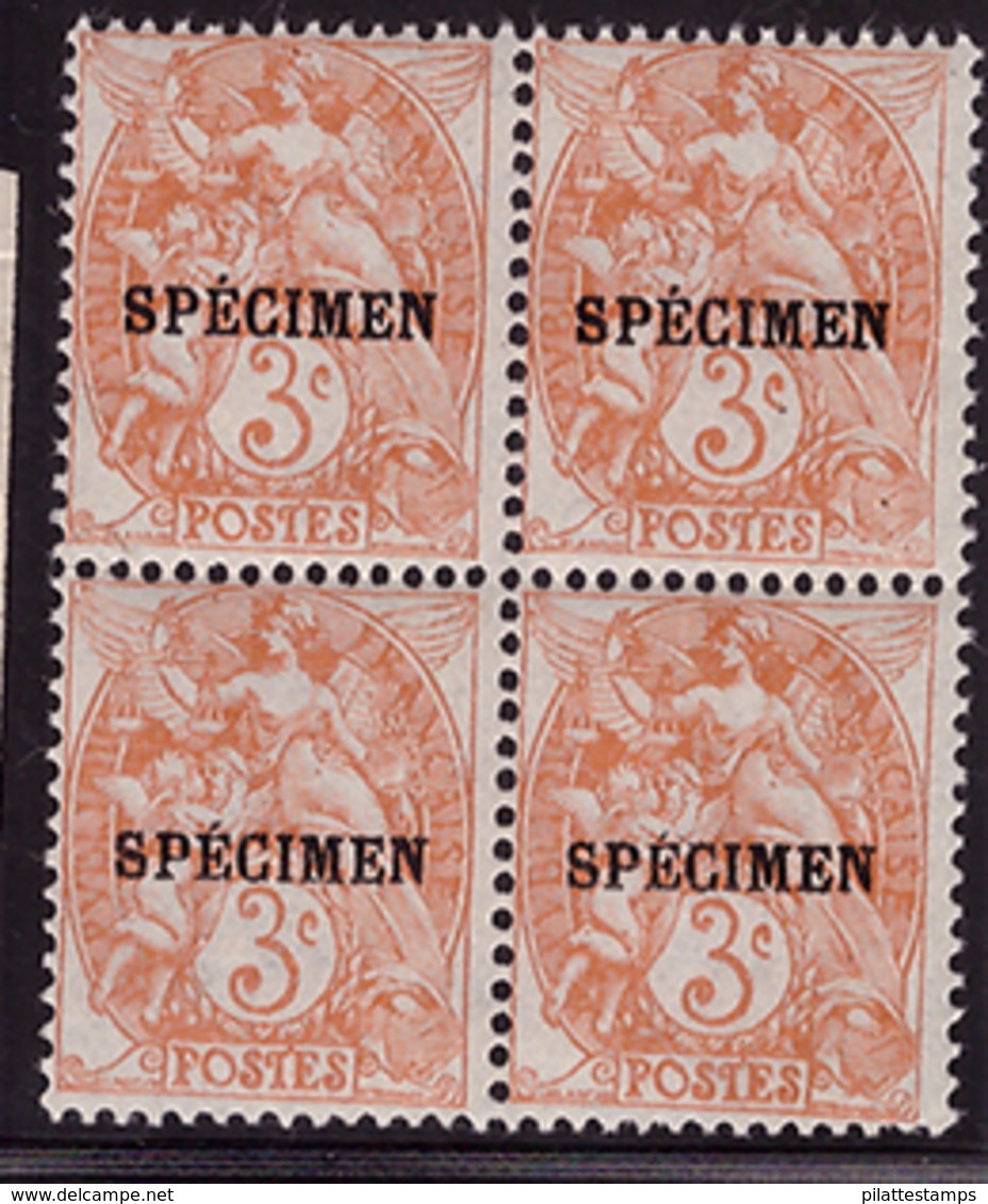 -France 109 CI 3** Specimen Bloc De 4 - Specimen