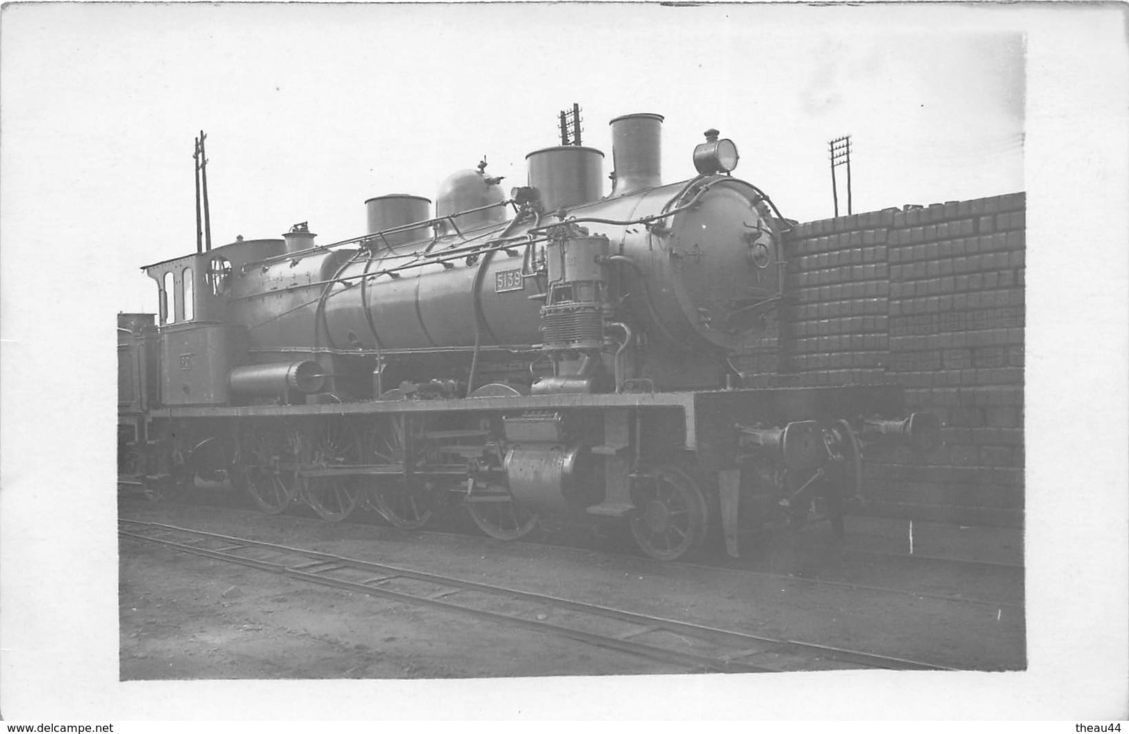 Carte-Photo  -  Locomotives Du P.O.  -  Machine N° 5139  -  Chemin De Fer  - - Materiaal