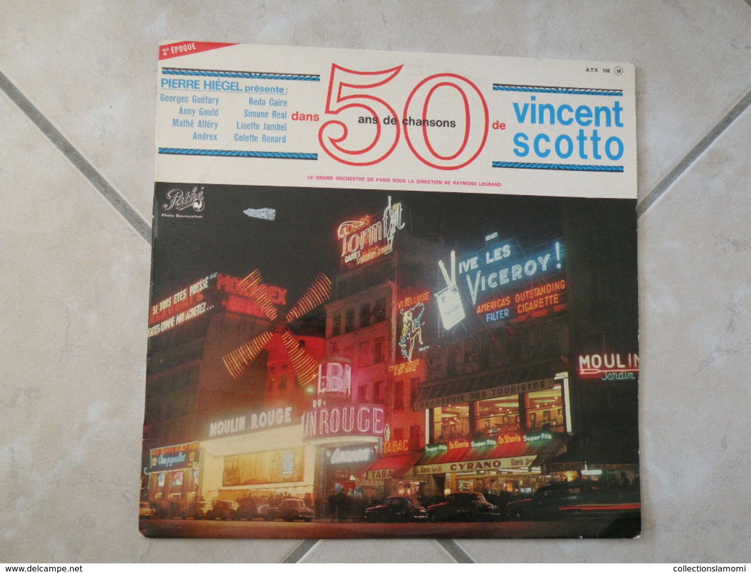 50 Ans De Chansons De Vincent Scotto - (Titres Sur Photos) - Vinyle 33 T LP - Humour, Cabaret