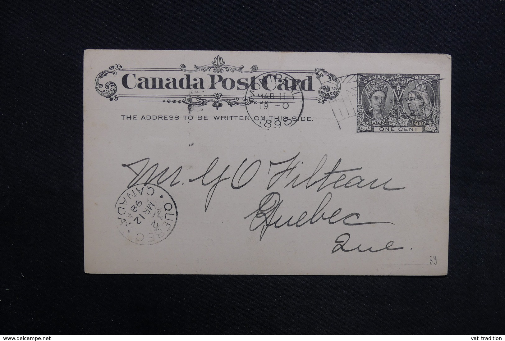 CANADA - Entier Postal De Montréal Pour Quebec En 1898 - L 31521 - Lettres & Documents