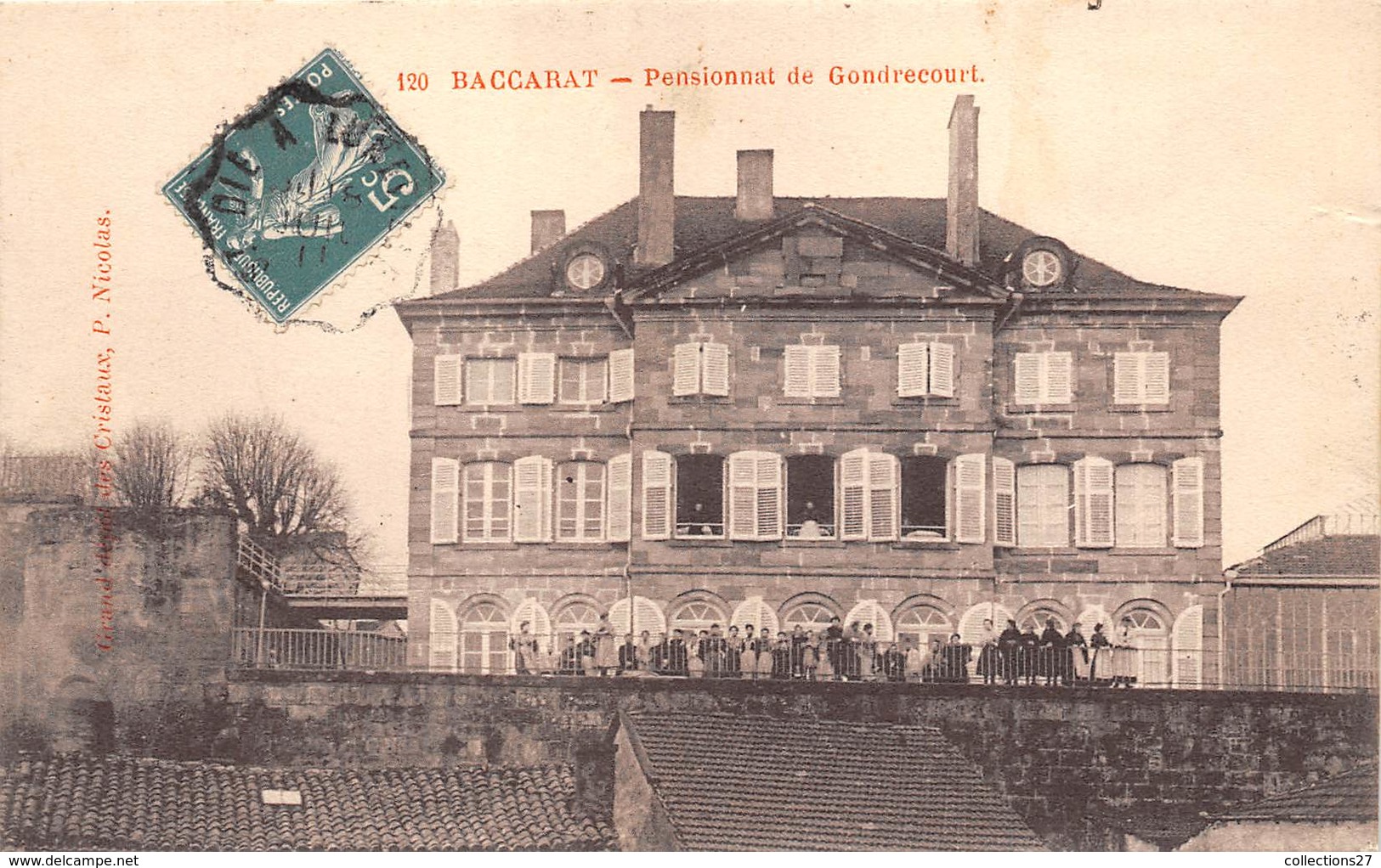 54-BACCARAT- PENSIONNAT DE GONDRECOURT - Baccarat