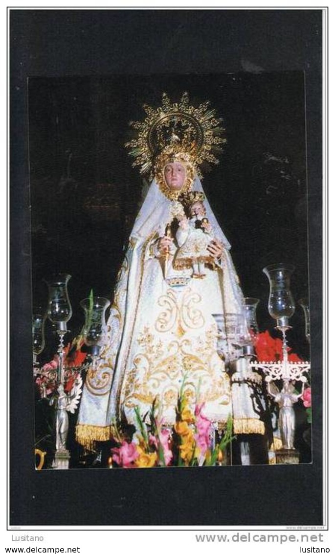 Christianisme - Carrion De Los Condes ( Palencia ) Notre Dame De Belen - Vierge - Espagne Espana ( 2 Scans) - Palencia