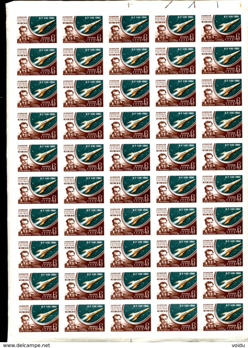 Russia 1961 Mi 2521-2522 A+B  MNH OG  Sheets - Volledige Vellen