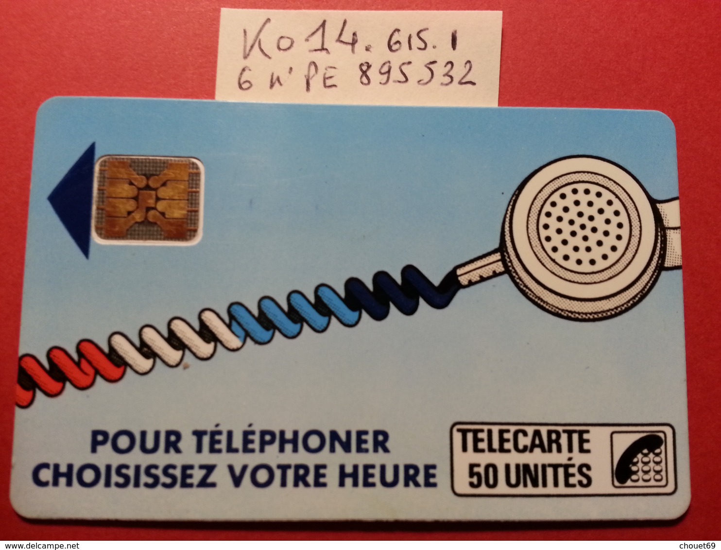 Ko14 .615.1 Cordon Bleu Laqué 50u SC4onSE - Texte 7 Sous P - Trou 7 - Lot 6 PE N°895532 - Cordons'