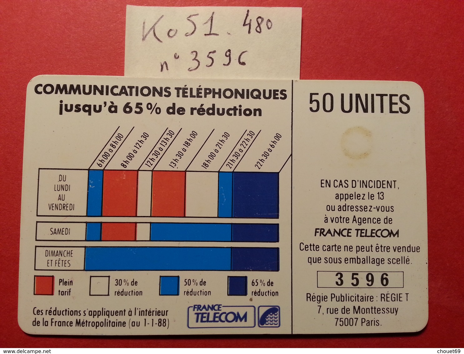 Ko51 .480 Cordon Bleu 50u GEM Entourage Figuré Par Impression - Lot 3596 - état Voir Photos - Cordons'