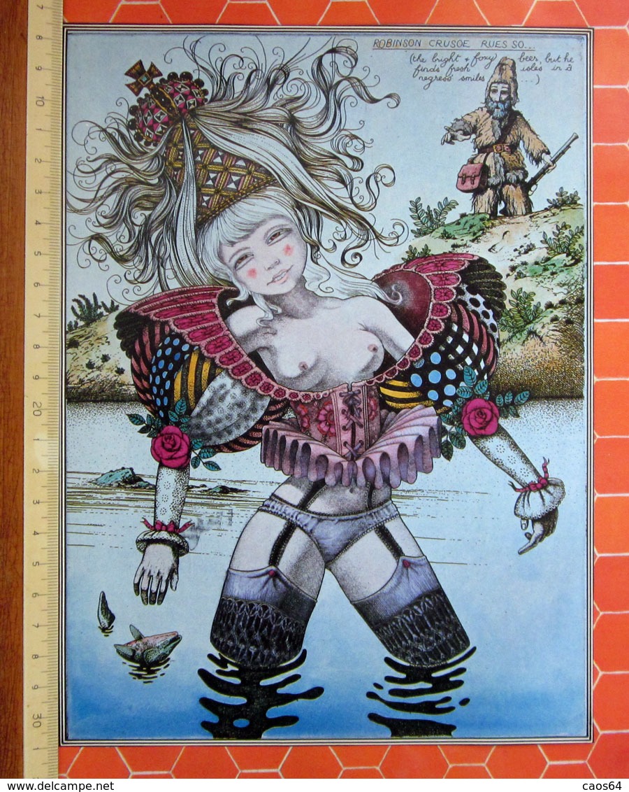 PATRICK WOODROFFE  RITAGLIO ORIGINALE GIRL - Autres & Non Classés