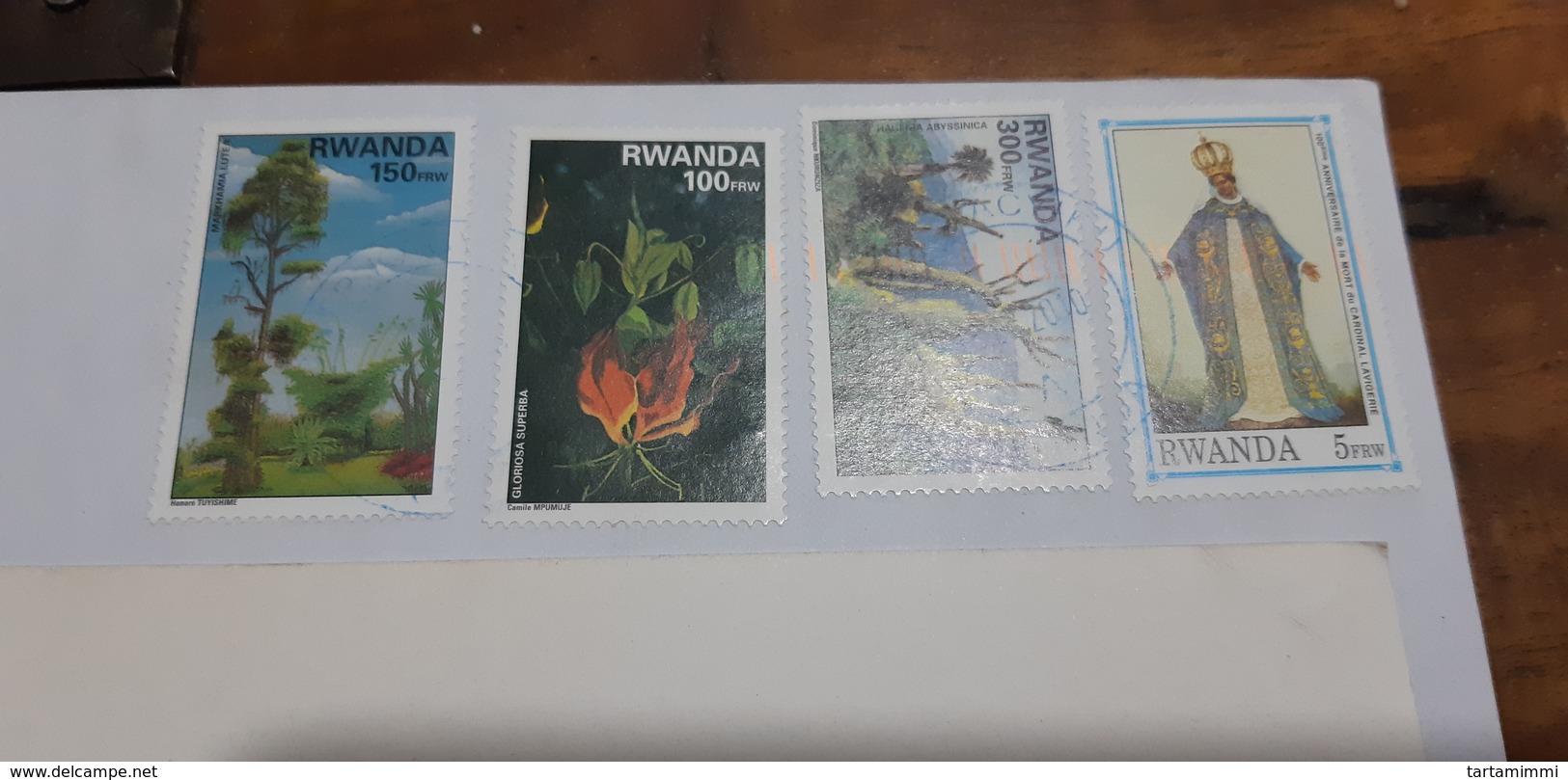 Cover Rwanda To Italy Ruanda Postal History - Gebraucht