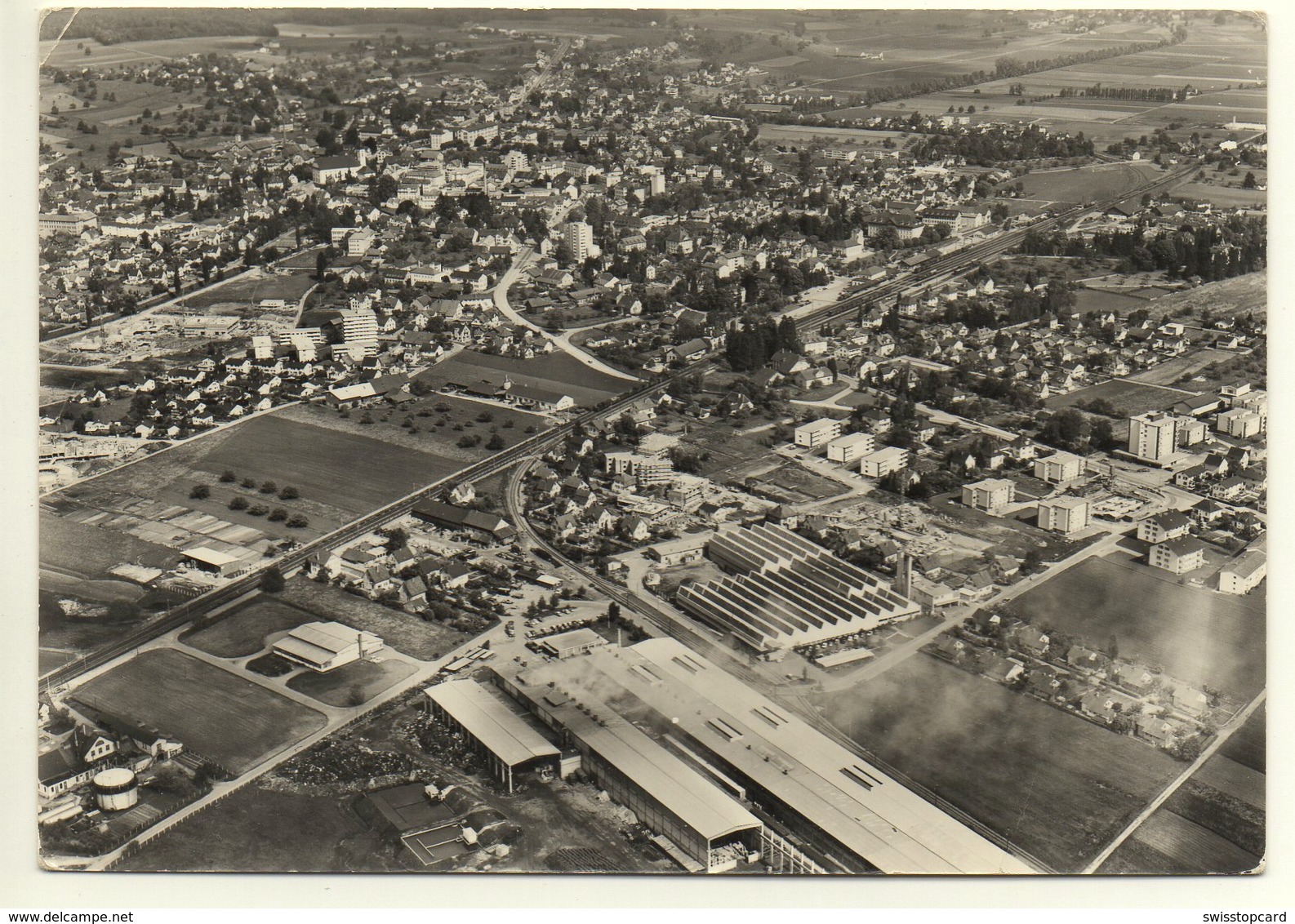 WOHLEN AG Flugaufnahme Swissair - Wohlen