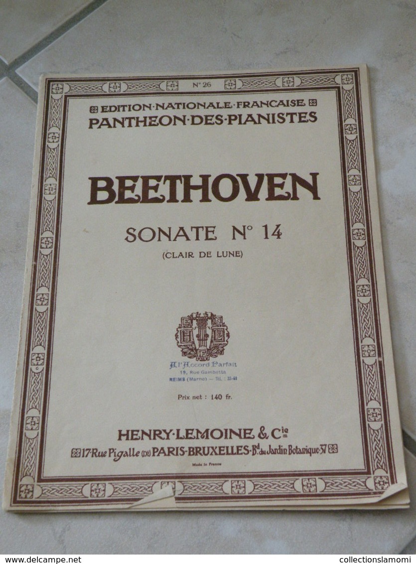 Clair De Lune Sonate N°14 (L.Van. Beethoven) - Musique Classique Piano (Panthéon Des Pianistes) - Keyboard Instruments