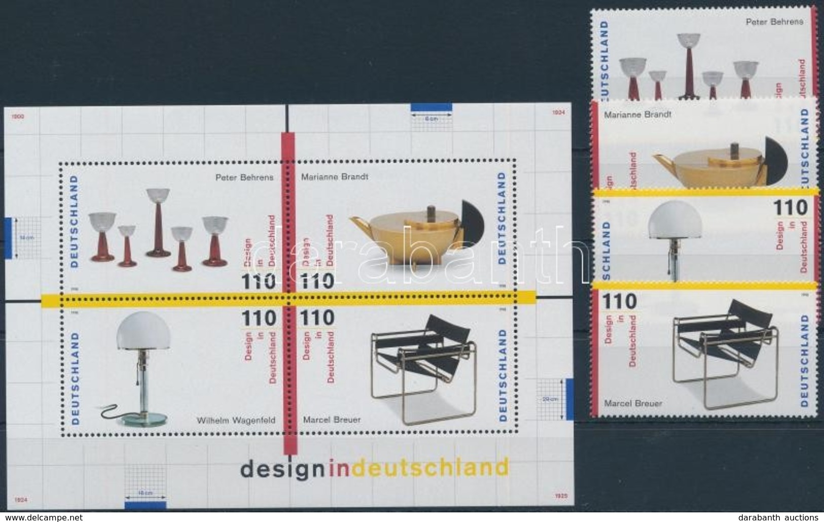 ** 1998 Design Sor + Blokk,
Design Set + Block
Mi 2001-2004 + Mi 45 - Andere & Zonder Classificatie