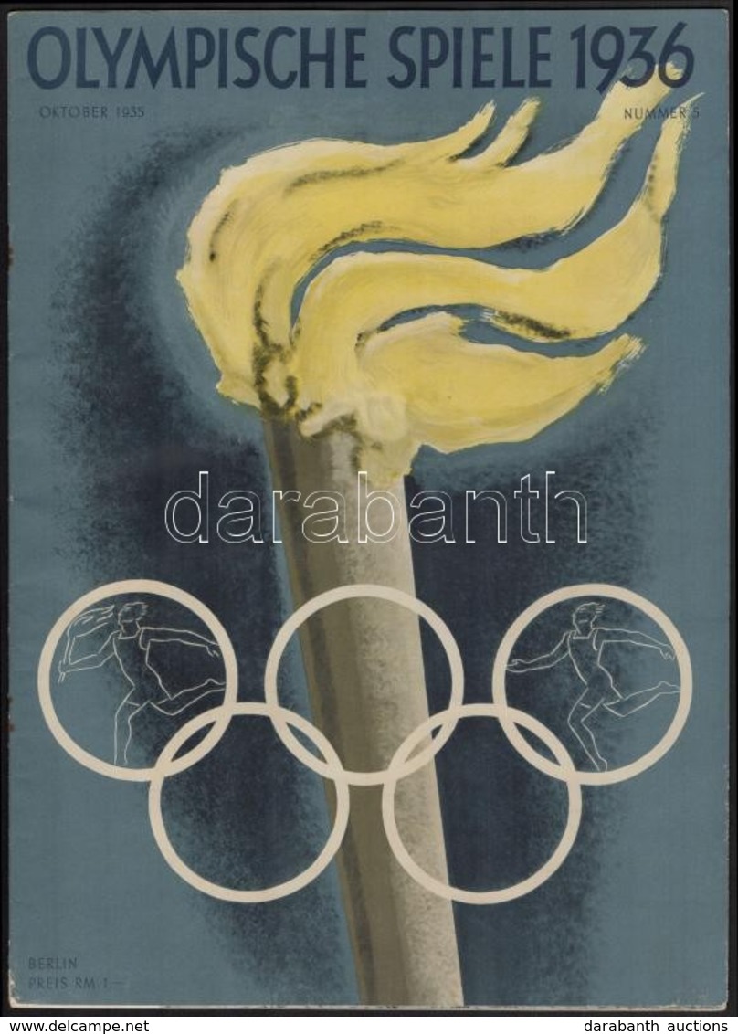 1936 Berlin Olympische Spiele C. Olimpiai újság 5. Szám - Zonder Classificatie