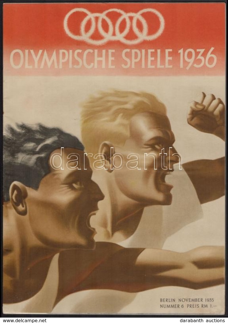 1936 Berlin Olympische Spiele C. Olimpiai újság 6. Szám - Zonder Classificatie