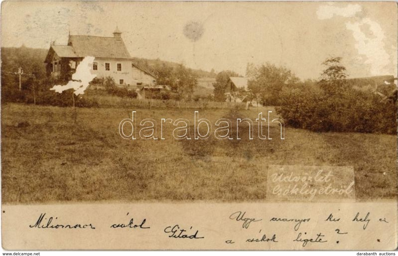 T2/T3 1899 Selmecbánya, Schemnitz, Banská Stiavnica; Nyaralók A Csókligeten (Kisiblye) / Villas In Kysihybel Valley. Pho - Zonder Classificatie