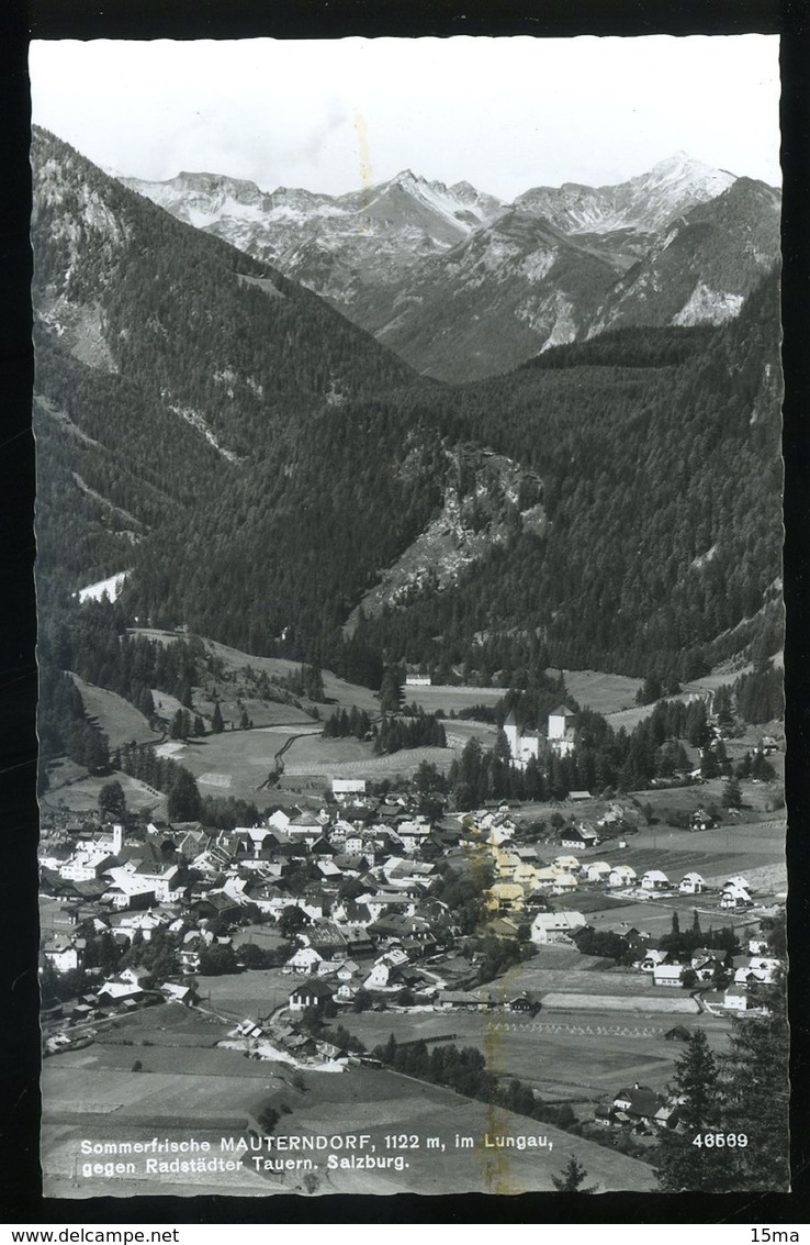 Sommerfrische Mauterndorf Im Lingau Gegen Radstädter Tauern Salzburg Ledermann - Mauterndorf