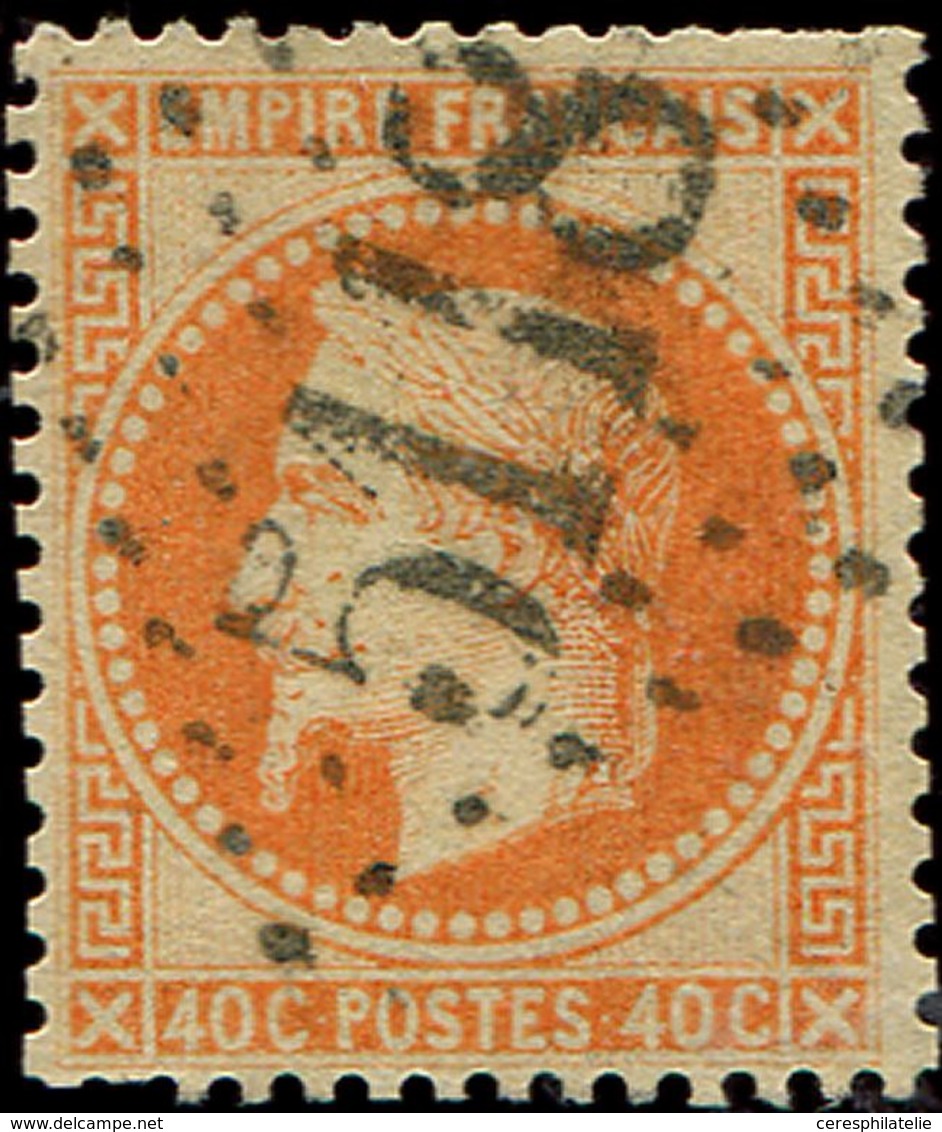 BUREAUX FRANCAIS A L'ETRANGER - N°31 40c. Orange, Qqs Dents élimées, Obl. GC 5118 De YOKOHAMA, TB - 1849-1876: Periodo Classico
