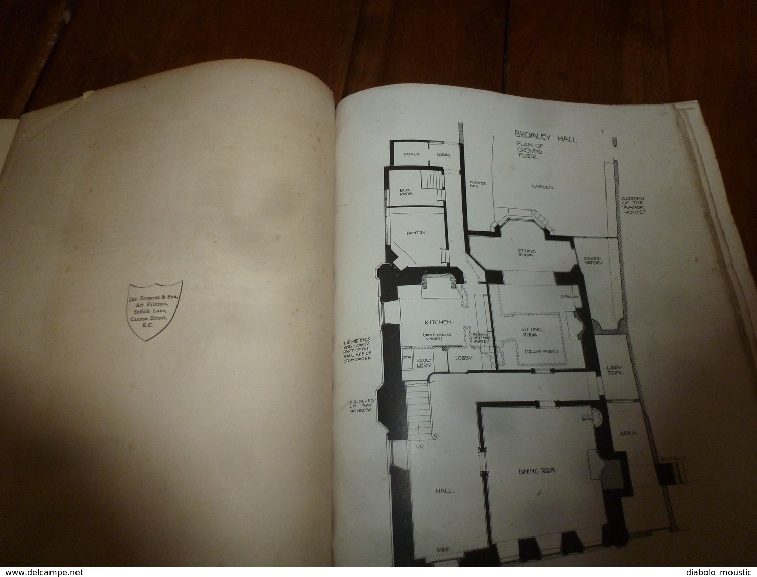 1900 With map of the Parish of BROMLEY : The survey of London: being the first volume of the register of the committee