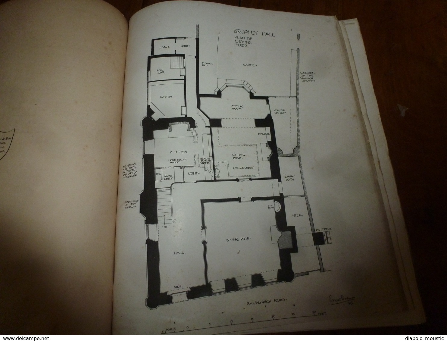 1900 With map of the Parish of BROMLEY : The survey of London: being the first volume of the register of the committee