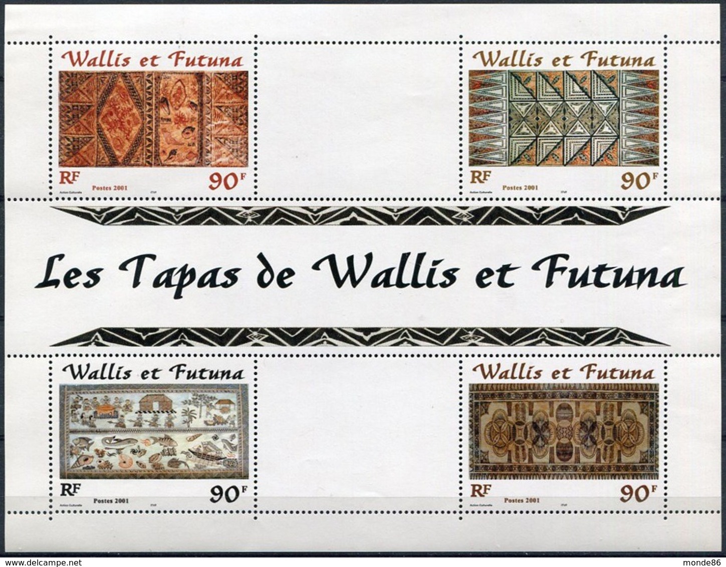 WALLIS & FUTUNA - Année Complète 2001 **  - BF Inclus - Annate Complete