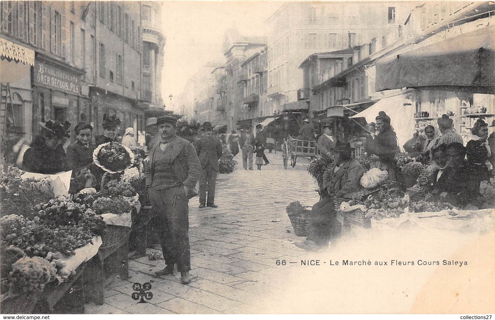 06-NICE- LE MARCHE AUX FLEURS COURS SALEYA - Markets, Festivals