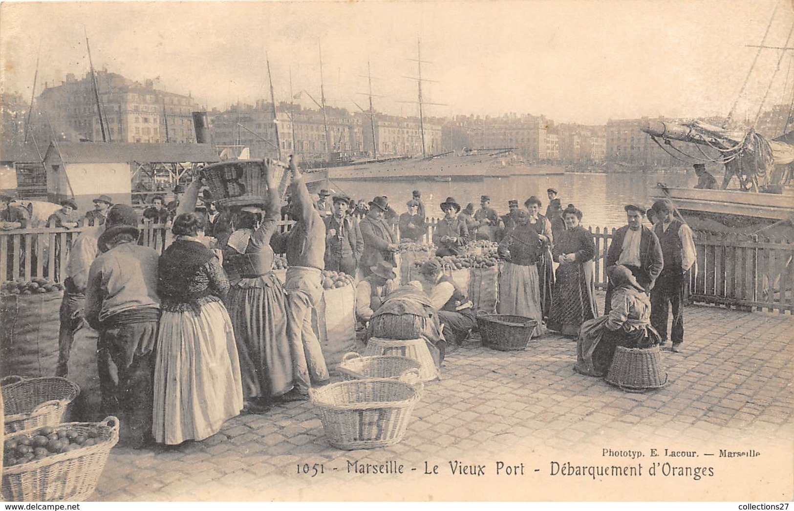 13-MARSEILLE- VIEUX-PORT- DEBARQUEMENT D'ORANGES - Old Port, Saint Victor, Le Panier