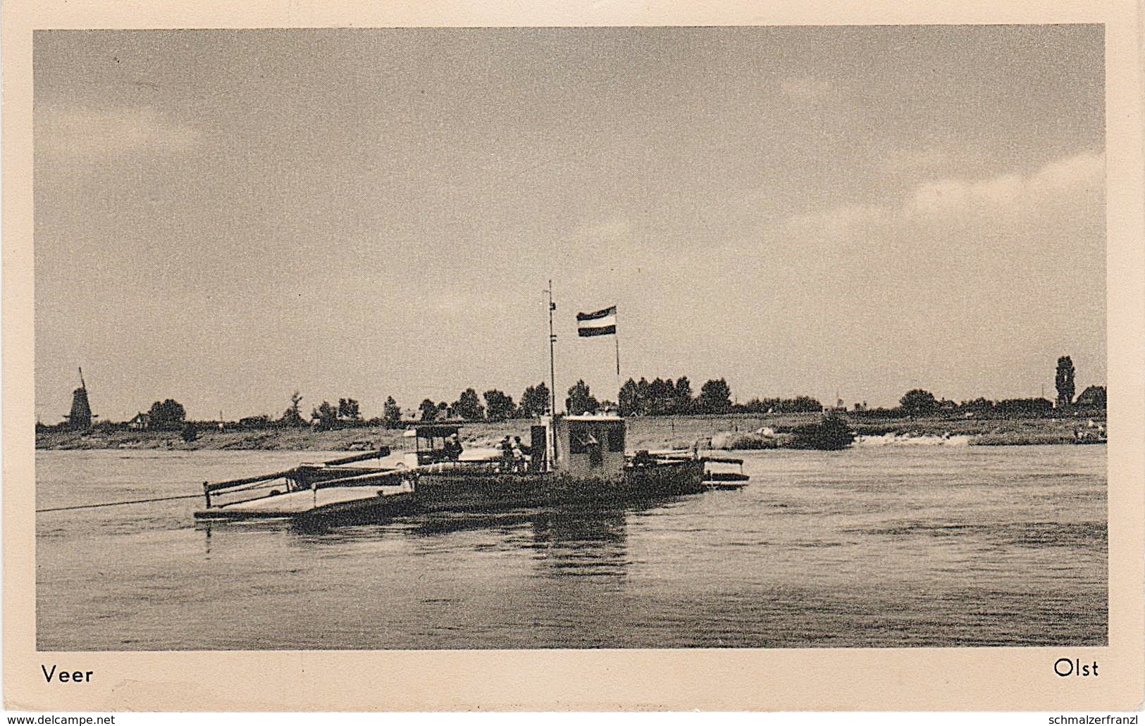 AK Olst Wijhe Veer Veerboot Fähre Bac A Welsum Horsthoek Oene Deventer Zwolle Overijssel Niederlande Nederland Pays Bas - Deventer