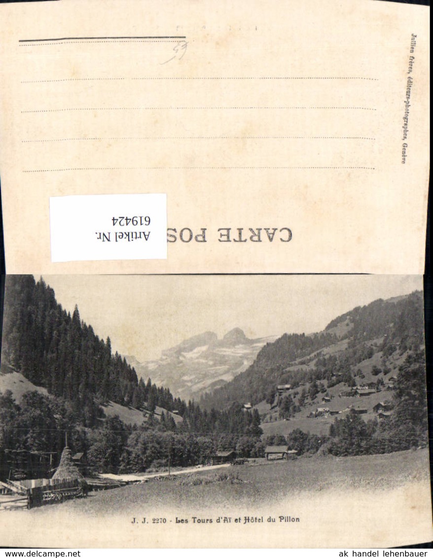 619424,Les Tours D Ai Et Hotel Du Pillon Les Diablerets Ormont-Dessus - Ormont-Dessus 