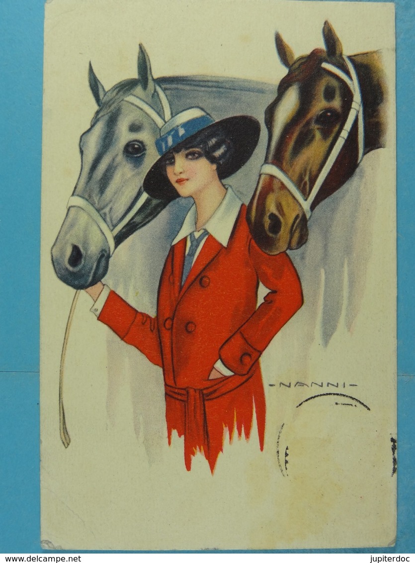 Femme Avec Chevaux - Nanni