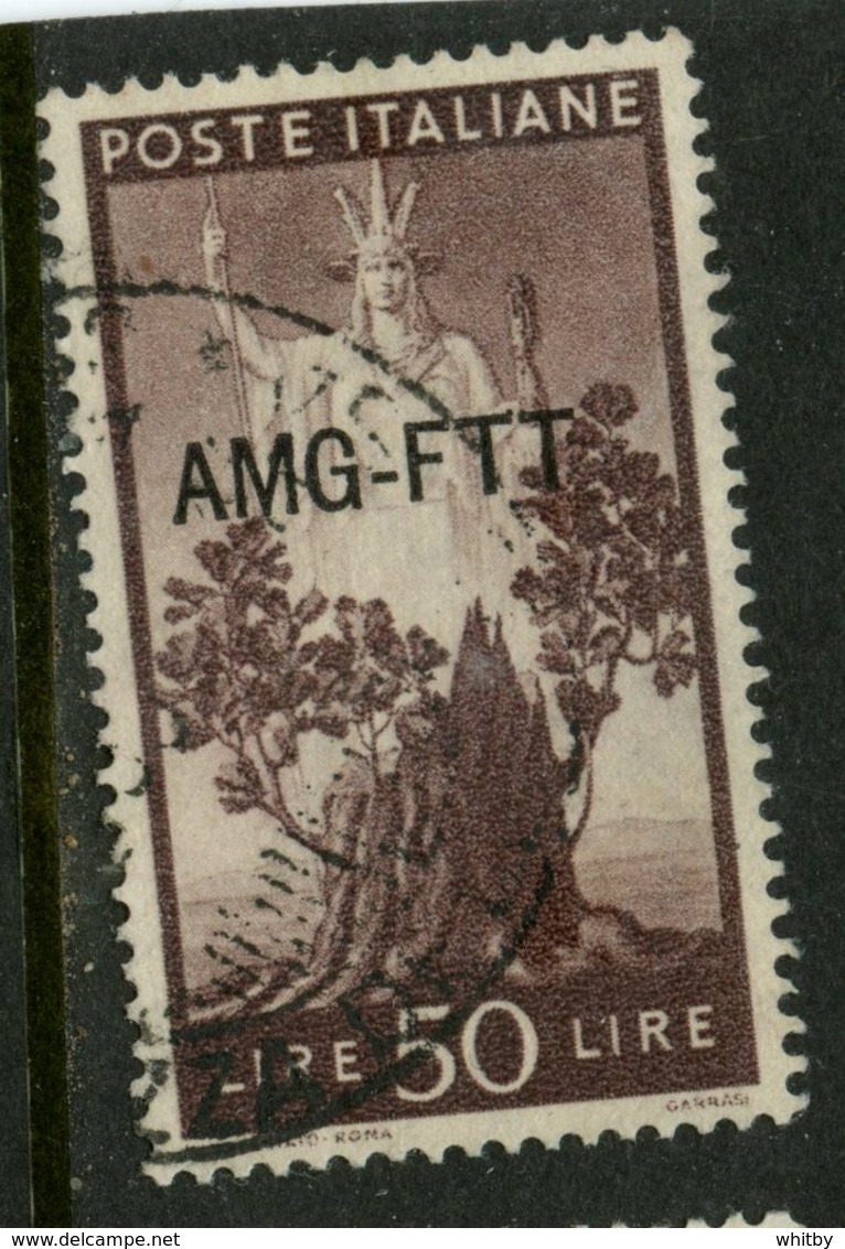 1950 Trieste 50 L  Italy Overprint Issue #68 - Oblitérés