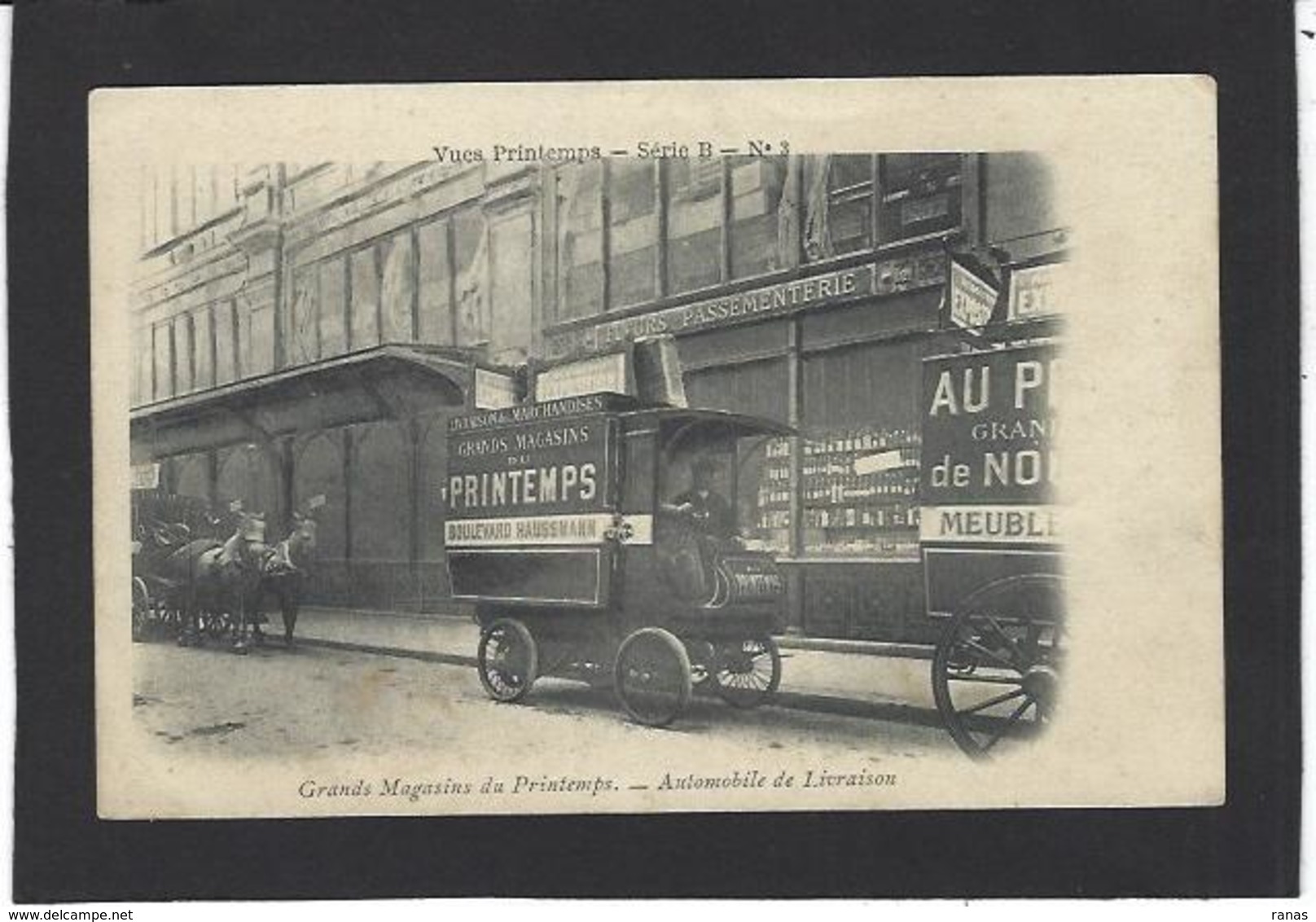 CPA Paris 75 Automobile De Livraison Le Printemps Non Circulé - Transport Urbain En Surface