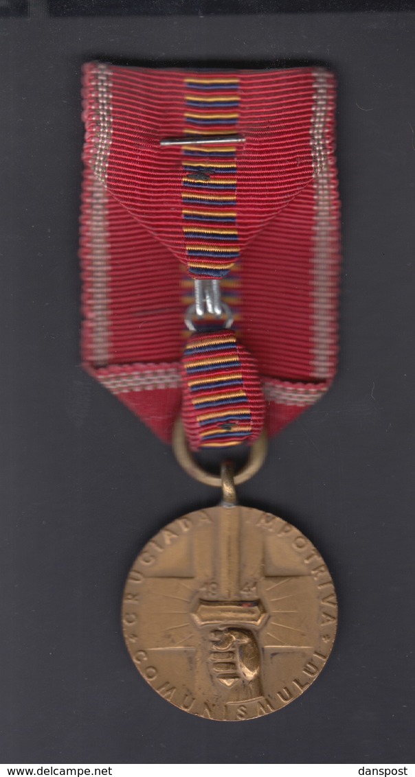 Romania Medal Cruciada Impotriva Comunismului - Adel