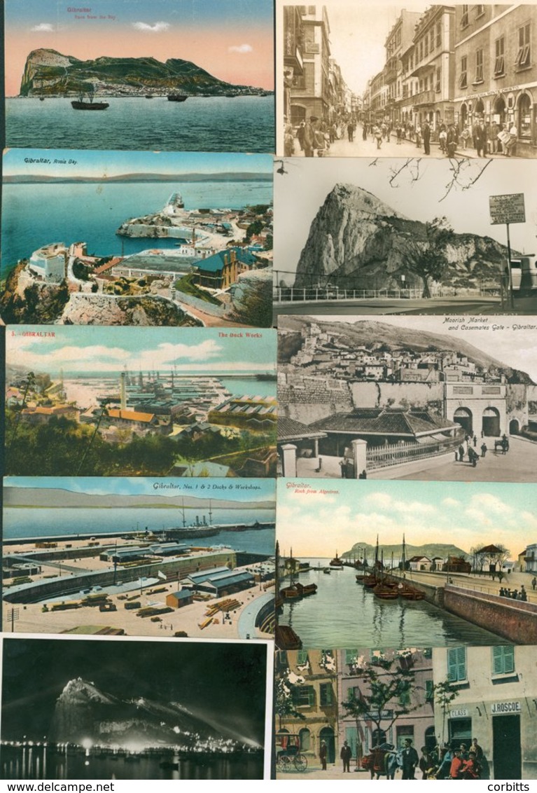 Picture Postcards Unused Selection Of 36 Cards Incl. Neutral Ground, Birds Eye Views, Docks & Warships, Market, Main St, - Other & Unclassified